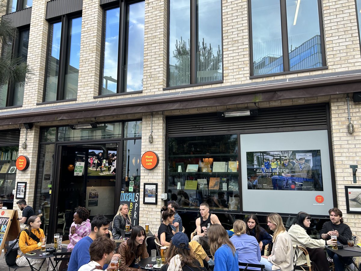 germanocean's tweet photo. Fantastic turnout ⁦@Photobookcafe1⁩ yesterday for the launch of #AtTheMatch, the new book by ⁦@WSC_magazine⁩.

Thanks to everyone who came along to hear ⁦@PaulWYI⁩ ⁦@simongillphoto⁩ and myself talk #football and #photography with ⁦@The_SimonInglis⁩ https://t.co/2XtPjLwGeL