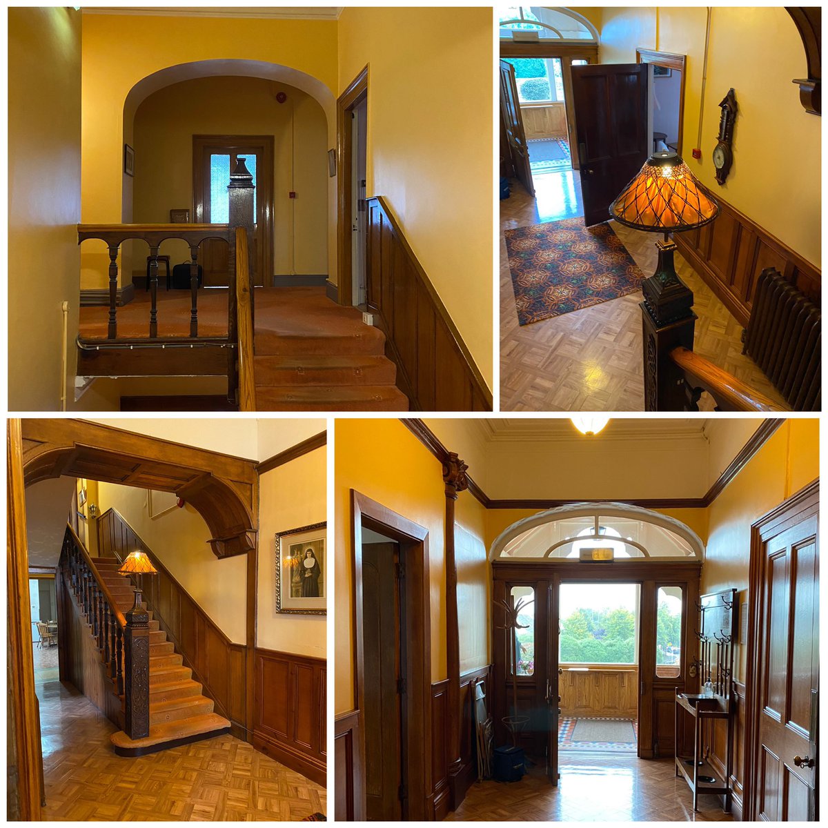 FearStairLmk's tweet photo. The perfect interior of Fernbank House, #Limerick. It is proposed to demolish the house as part of the greater Cleeve’s site. It was built c.1860, not in the 20th century as stated by Limerick 2030. I’m pleading with all mayor candidates &amp; local election reps to save Fernbank https://t.co/aK1Y94JwuT