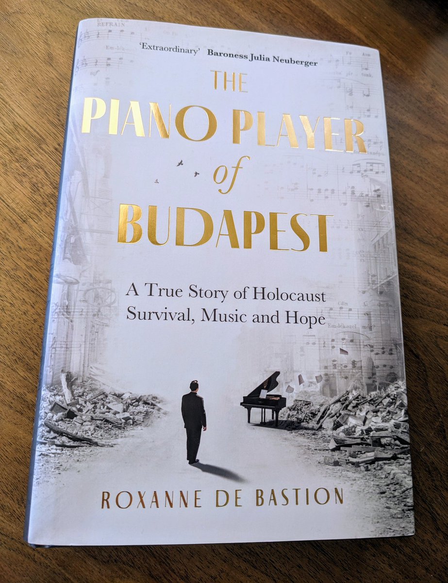 1EmmaSmith's tweet photo. A very happy publication day to @Roxannemusic and #ThePianoPlayerOfBudapest!  An almost unbelievable story of survival, family and the legacy of music. It will break your heart and give you hope. https://t.co/r5YosOrQn8