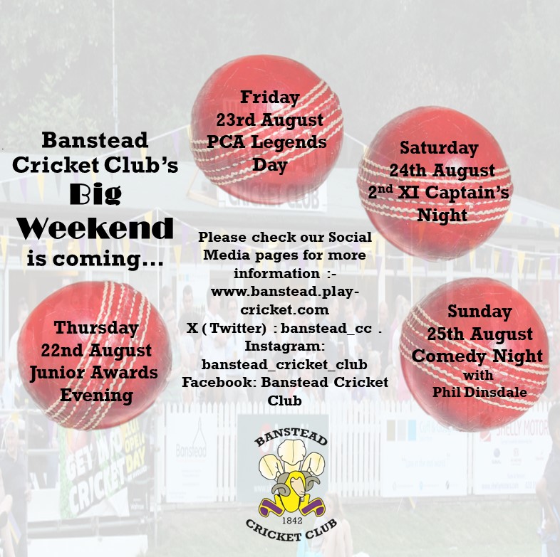 Banstead_CC's tweet photo. Save the Dates! https://t.co/lR88E7prjb