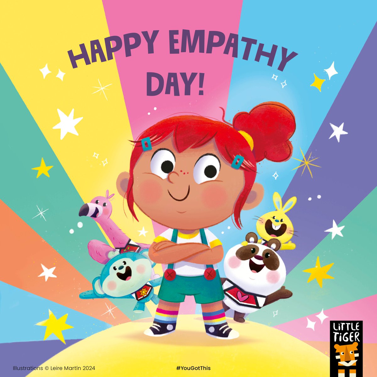 It's publication day for YOU GOT THIS! by me &amp; #LeireMartin <a href="/LittleTigerUK/">Little Tiger Books</a>

You Got This! celebrates the power of positive thinking &amp; resilience, enabling kids to nurture their self-esteem, cheering on others and themselves 

#YouGotThis amzn.to/4bP8YJ2 #EmpathyDay2024
