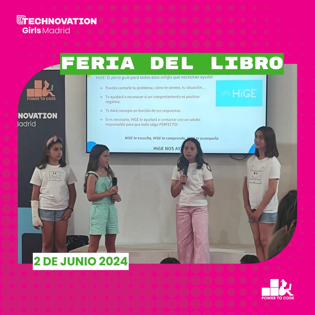TechnovationMad's tweet photo. 📚#TechnovationGirlsMadrid en @FLMadrid presentando nuestro programa acompañadas por varios equipos: "PAM Tech Girls", "1st Technology Girls", "Small Technics", "Las Tecnolinces", "AD sailor" y "Leo" compartieron sus proyectos demostrando una vez más su talento y creatividad https://t.co/qJsv2j10iY