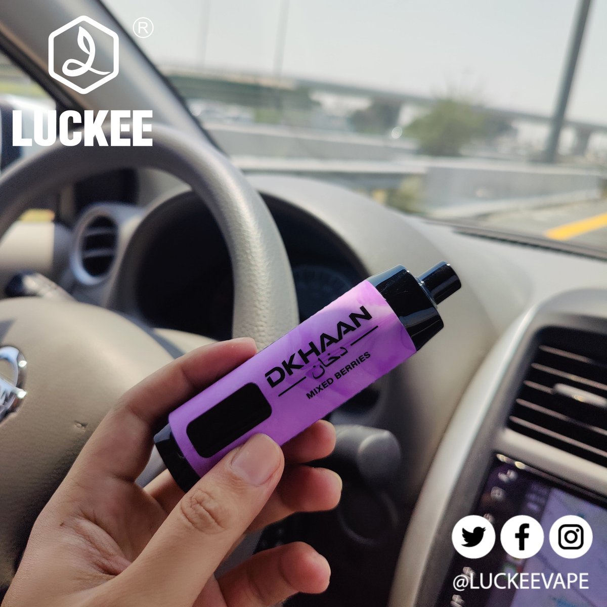 DKHAAN 15000 Puffs DTL Disposable Vape - with display screen - 0.6ohm -  850mAh battery - 15 flavors available -Longer battery life, enable you to  have a better experience. #luckeevape #Dkhaanvape #dtlvape #shisha  #ehookahs #alfakher #Dubaivape