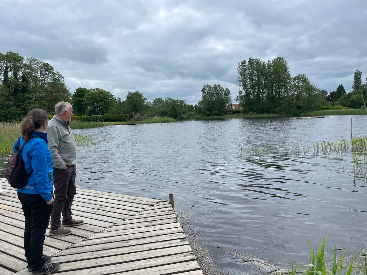 Great to meet one of the many #volunteers helping to get young people out in nature and learning to sail at our Filby Broad in #Norfolk this volunteer week. nssa.co.uk Also spreading the message about #INNS <a href="/ESWH2O/">Essex & Suffolk Water</a>