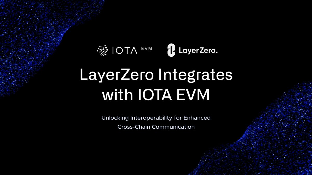 iota's tweet photo. 💫 Get ready for #DeFi on #IOTA! @LayerZero_Labs integrates with IOTA EVM, unlocking seamless cross-chain communication with 50+ protocols. This game-changing integration invites builders and users to dive into #IOTAEVM’s amazing capabilities 🌐. https://t.co/kCHIVXDV7l https://t.co/8vQH3QFaNv