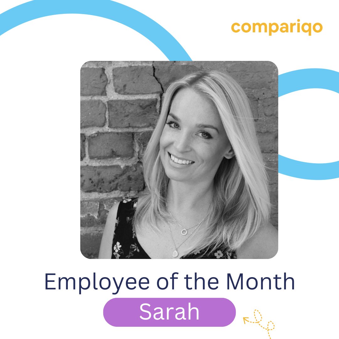 compariqo's tweet photo. Huge congratulations to Sarah Pollington for being named April's Employee of the Month! 🎉 

📲0151 221 9665
✉️info@compariqo.com
🌐https://t.co/iwGOSggNqk

#EmployeeOfTheMonth #Teamwork https://t.co/bBbFG1GlN5