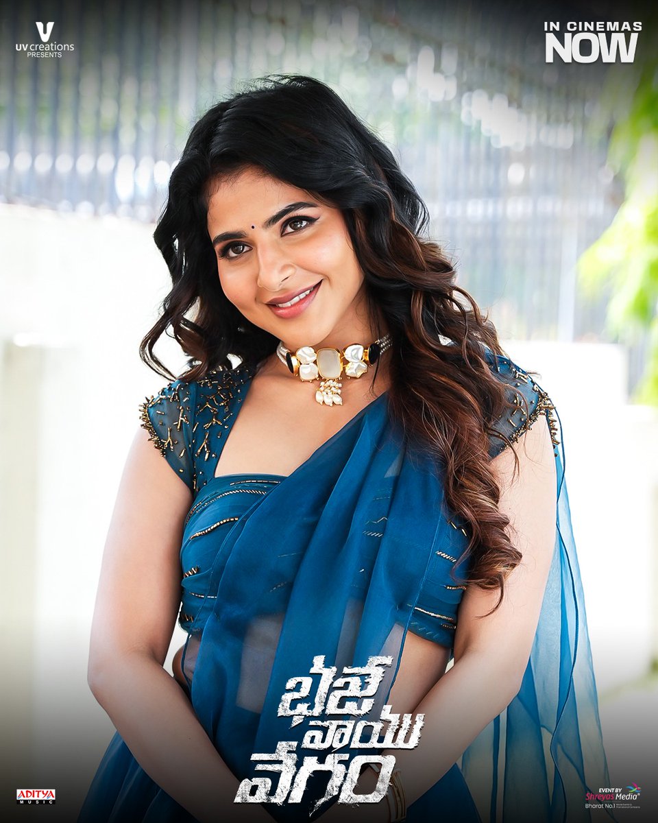 shreyasmedia's tweet photo. Feeling blue never looked so beautiful #IshwaryaMenon 💙
#BVVInCinemasNow ❤️🔥
#RacyBlockbusterBVV
@ActorKartikeya @Ishmenon @RAAHULTYSON @Dir_Prashant @ajayrajup @RDRajasekar @radhanmusic #Kapil @ramjowrites @vishwa_raghu @GmaNadikudikar #PrateekNuti #Ujwal #MadhuSrinivas @SatyaG_Editor @UVConcepts_ @UV_Creations @adityamusic @shreyasgroup
