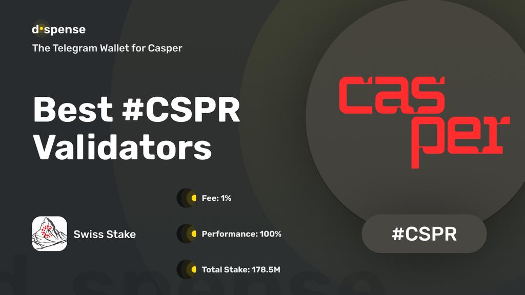 Dspense Wallet (#CSPR, #Telegram) tweet media