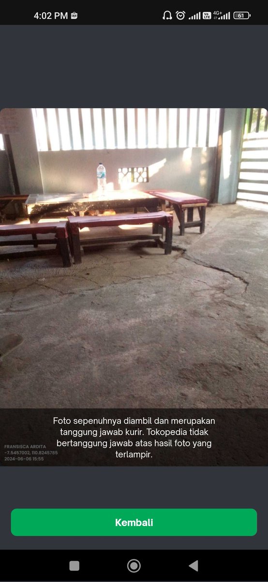 FransiscaArdita's tweet photo. @JNECare halo admin, paket saya salah sasaran nih. Saya nggak kenal tempat itu https://t.co/gPOWftwZNJ
