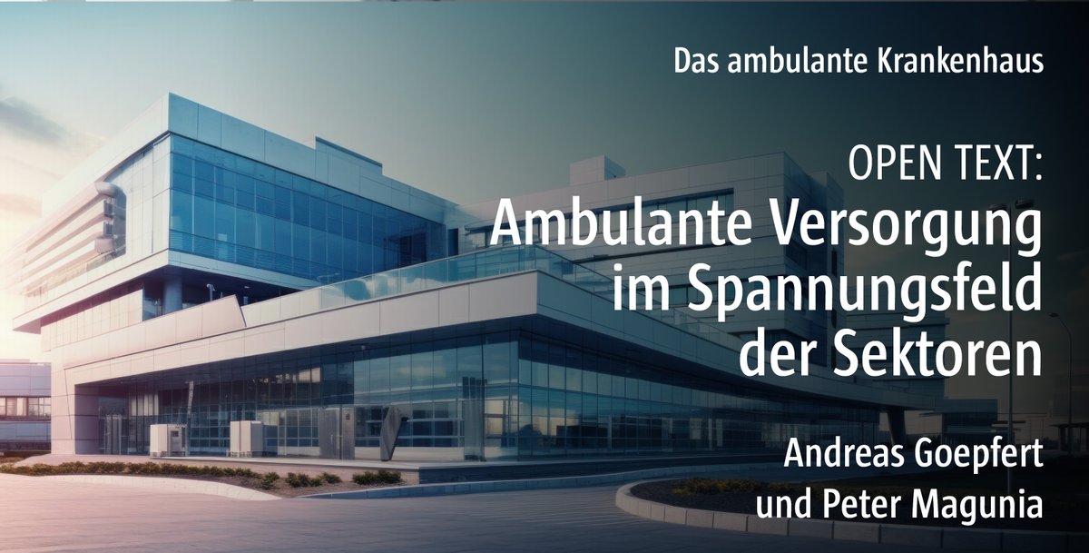#OpenText - Ambulante Versorgung im Spannungsfeld der Sektoren 📌

Das deutsche Gesundheitssystem muss sich hinsichtlich seiner Grundstruktur an aktuelle Veränderungen anpassen - v.a. wegen steigenden Kosten &amp; Fachkräftemangel.

Hier den ganzen Text lesen: mwv-berlin.de/meldung/!/id/5…