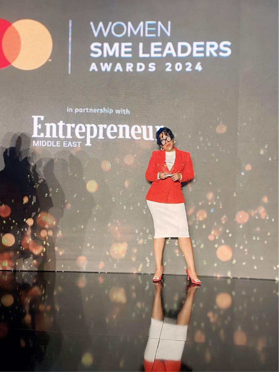 jackielawrencem's tweet image. Thrilled to announce we won the ‘Media leader’ award for Middle East, Africa and Europe here at Women SME Leaders Awards. Many thanks to Mastercard Foundation for recognizing our contribution to the Media Sector.#SmallGirlBigGod small girl like me… 3 continents #humbled