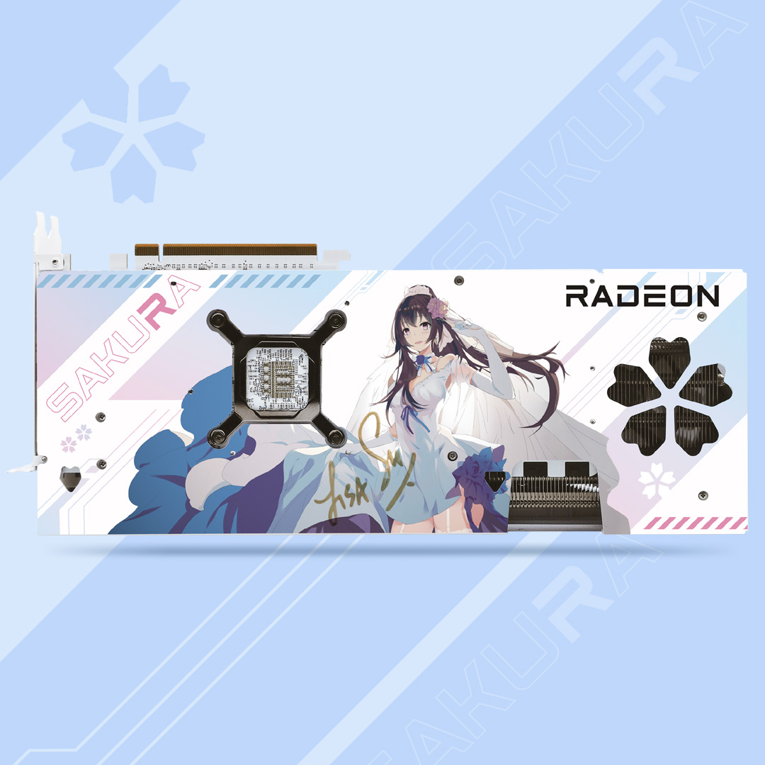 Special Radeon RX 7800 XT Sakura personally signed by @LisaSu