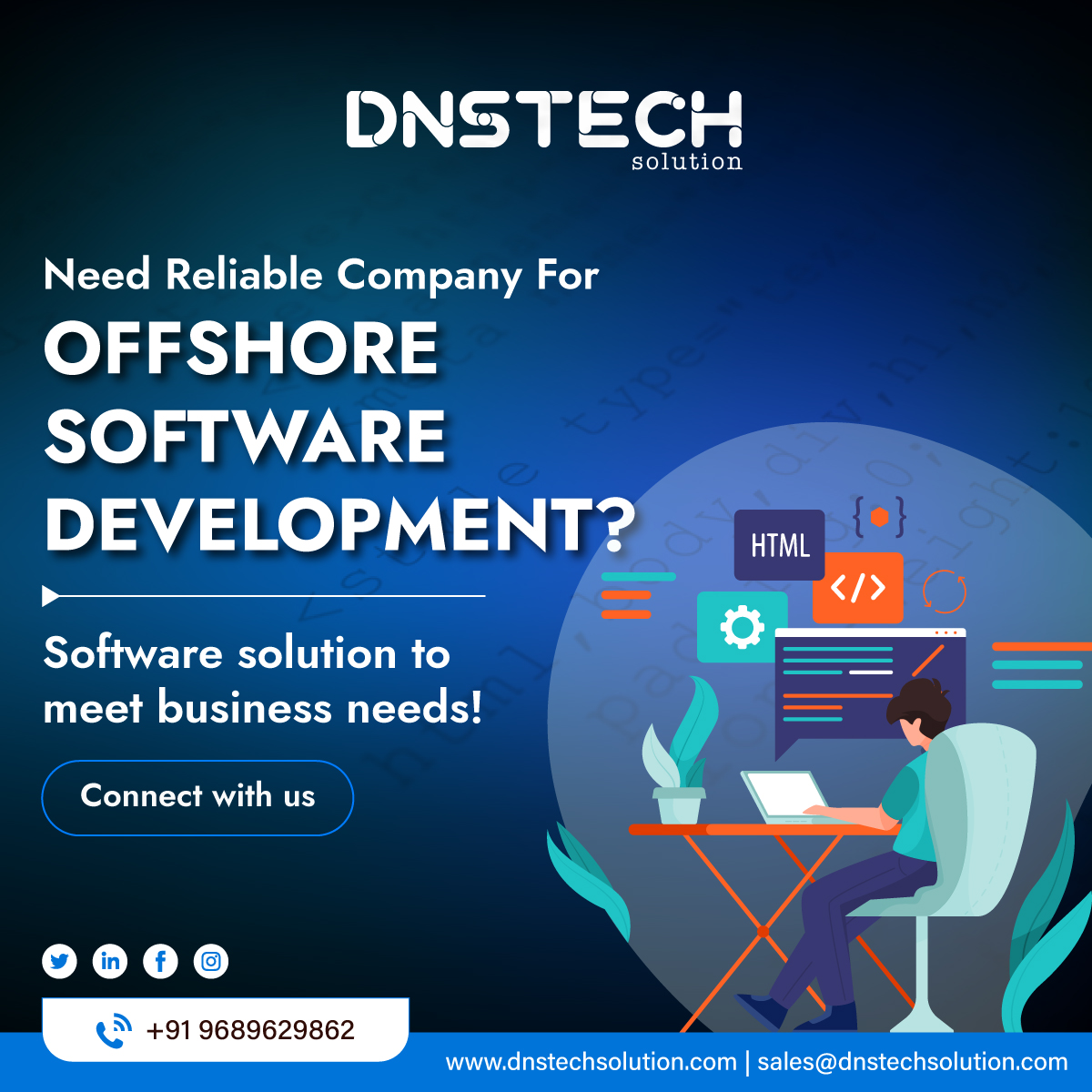 DnstechSolution's tweet photo. Seeking a trusted partner for offshore software development? Look no further. At #DNSTECH, we understand the complexities and challenges that come with outsourcing your projects.
https://t.co/o8yza4IH8U 
#SoftwareDevelopment #SoftwareSolutions #OffshoreSoftwareDevelopment #India https://t.co/cRDkrAHlrW