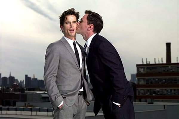 Moffel83's tweet photo. Today is the day! White Collar cast reunion with these two gorgeous humans🥰
#WhiteCollar #MattBomer #TimDeKay https://t.co/px9vjxW3fW
