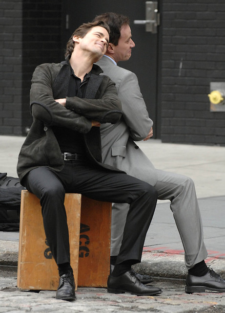 Moffel83's tweet photo. Today is the day! White Collar cast reunion with these two gorgeous humans🥰
#WhiteCollar #MattBomer #TimDeKay https://t.co/px9vjxW3fW