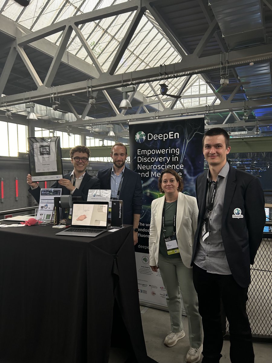 DeepEn_imaging's tweet image. Wow! We were blown away by the Investor Days Thuringia #IDT24 in Erfurt. An outstanding program of panel sessions and pitches set the mood for startups and investors to connect. To round up a great afternoon, @DeepEn_imaging  was awarded one of the pitch prizes by the jury!