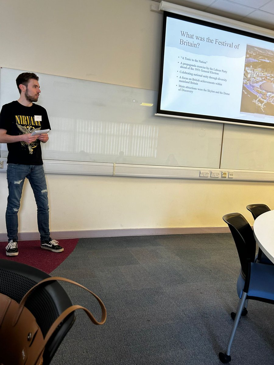 marco_antonsich's tweet photo. Day 2 of the #LUNN PGR International Conference in full swing: Arran Hicks on state-led initiatives to promote sports & nation and Roni Kuppers on how Populism Studies and how has distanced itself from Nationalism STUDIES. Programme👇 https://t.co/wE1C1BtEgt https://t.co/J4Bz8UnAU4