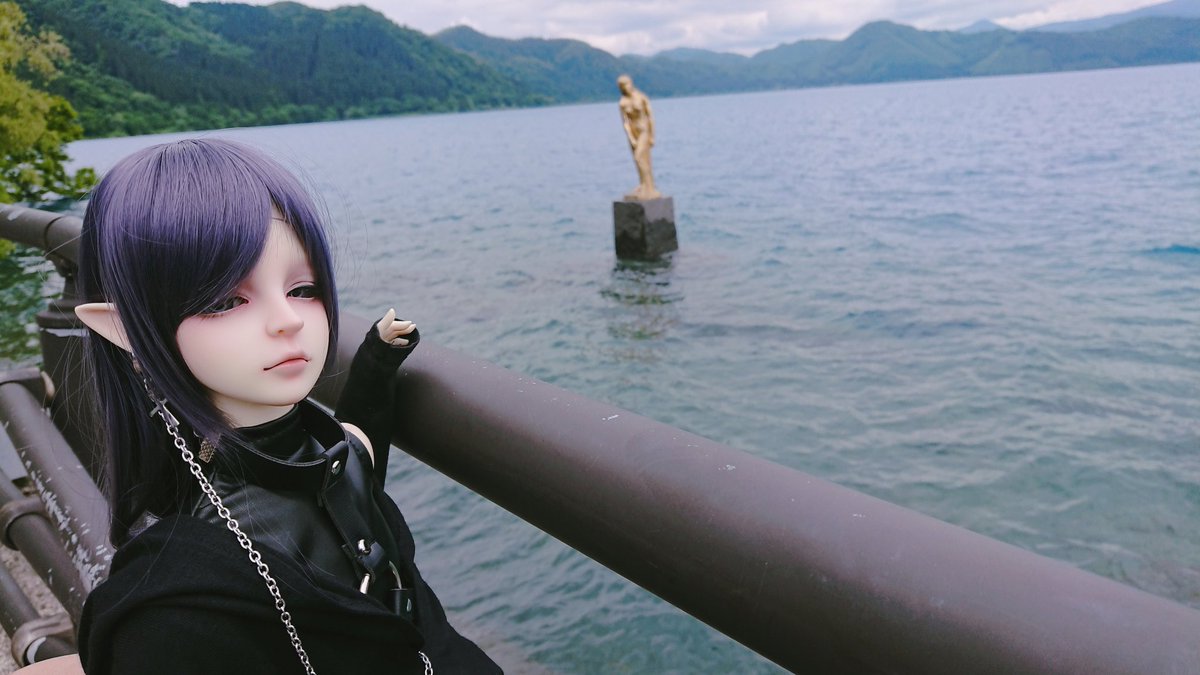 ferrykit's tweet photo. 田澤湖～散策 https://t.co/v3VHNlWS5F