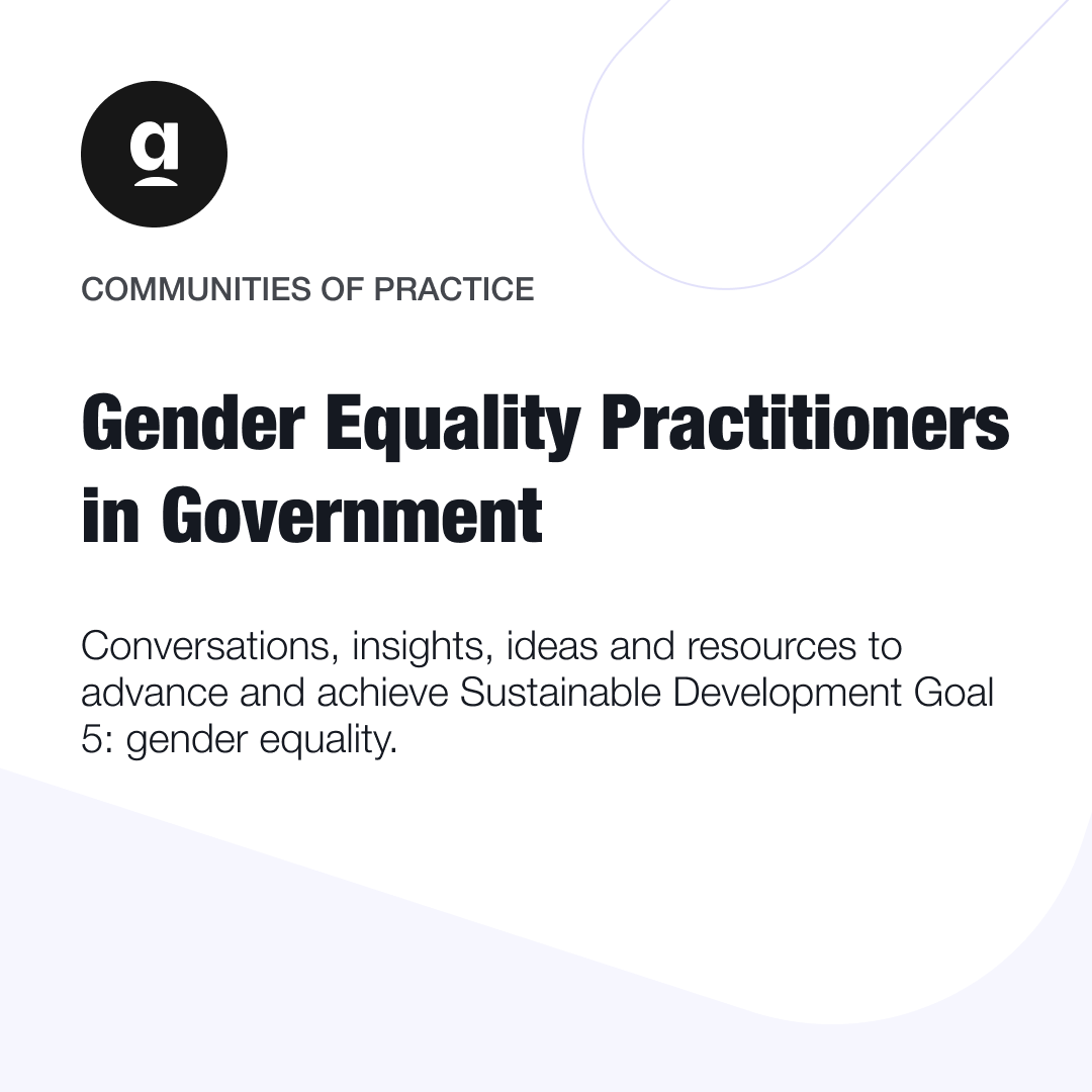 Apolitical (@apoliticalco) on Twitter photo We’ve just launched our latest Community of Practice: Gender Equality Practitioners in Government! ⚖️ Share conversations, insights, ideas and resources to advance and achieve Sustainable Development Goal 5: gender equality.
Join today: apolitical.co/communities/ge… We’ve just launched our latest Community of Practice: Gender Equality Practitioners in Government! ⚖️ Share conversations, insights, ideas and resources to advance and achieve Sustainable Development Goal 5: gender equality.
Join today: apolitical.co/communities/ge…