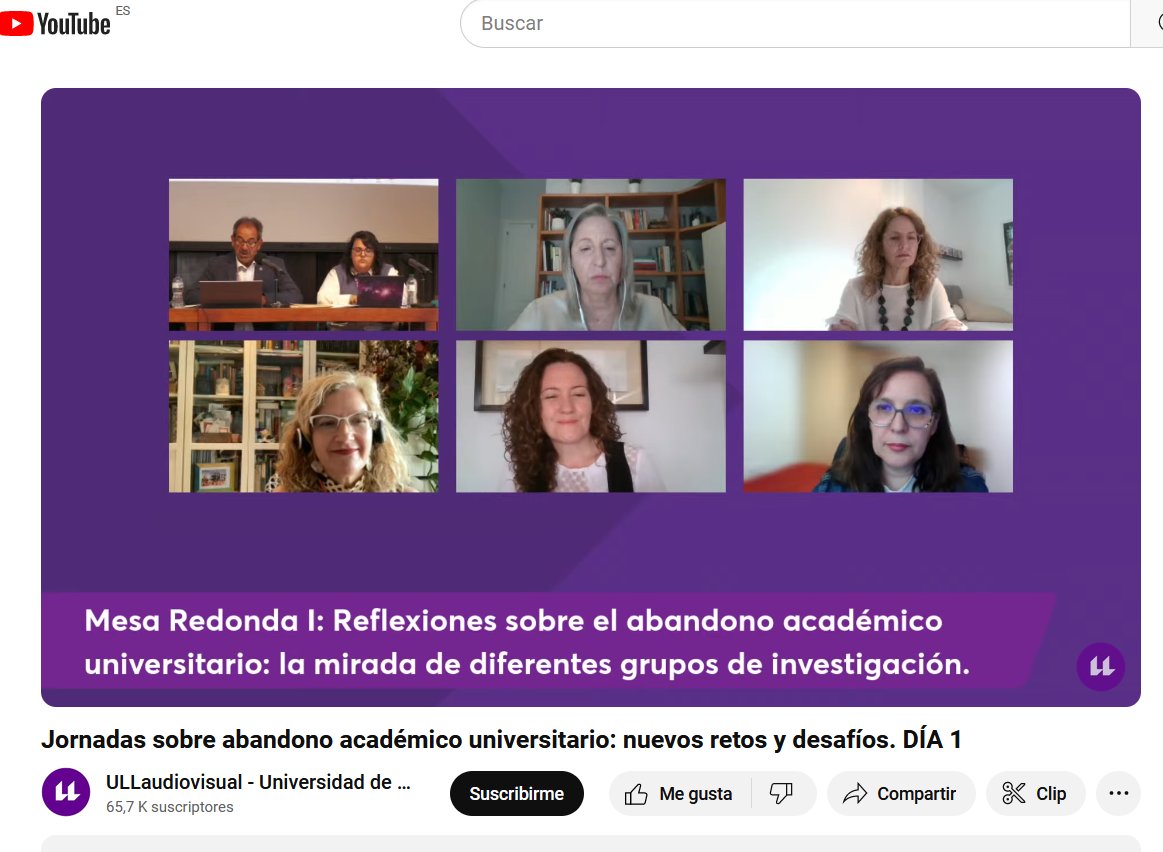 TralsUB's tweet image. Matinal de participación en las Jornadas sobre #Abandono Académico del proyecto #AbAcU  de la @ULL 
M. Torrado y P. Figuera hablan sobre el fenómeno del abandono en la universidad

👉laertes.es/ca/llibre/tray…
👉laertes.es/ca/llibre/pers…
👉encr.pw/dLknd