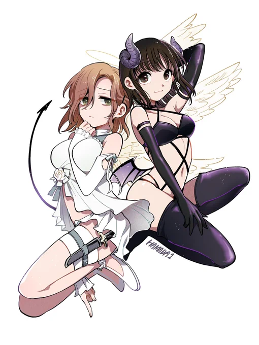 懐かしく思う君は誰 悪魔オトちゃんと天使凪崎さん ※本編とは全く関係ない絵です