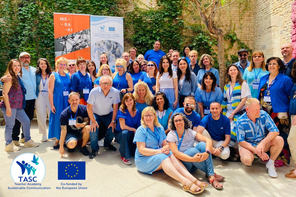tascprojecteu's tweet photo. The TASC Team comes together once again in Valencia to test the Teacher Training Manual and conduct our consortium meetings. Engaging minds, connecting ideas, and building a sustainable future together. #EUTASC https://t.co/RXPTCg1Z5k