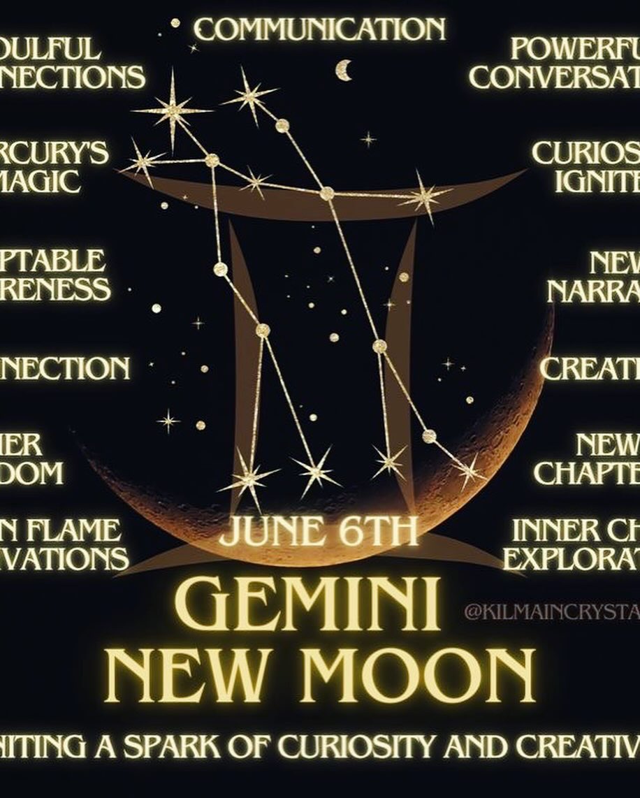 ppemysticmoon's tweet photo. Namaste & Happy new moon in Gemini today! 06/06/24.🌕♊️🌞 #newmoon #gemini #jupiterday #newportals #blessings #abundance #communication #flourish #newbalance #newbeginnings #june #love #spirituality https://t.co/gqRo30M7zA