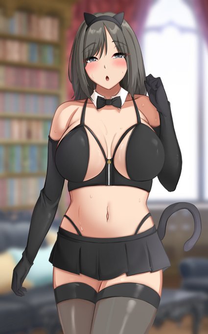 猫コスで搾り取ってくるお姉さん 