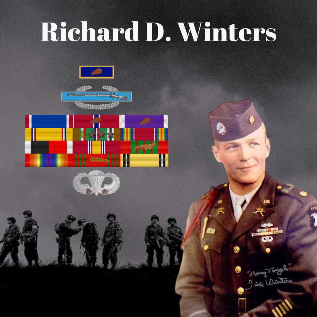 🇺🇸🎖️🪖🪂 New post.
En hommage aux libérateurs du 6 juin 1944, nous avons souhaité mettre en avant le célébre Richard D. Winters, connu du grand public à travers la série TV Band of brothers.
Cet officier américain de la 101e division aéroportée fait partie des héros de la WW2.