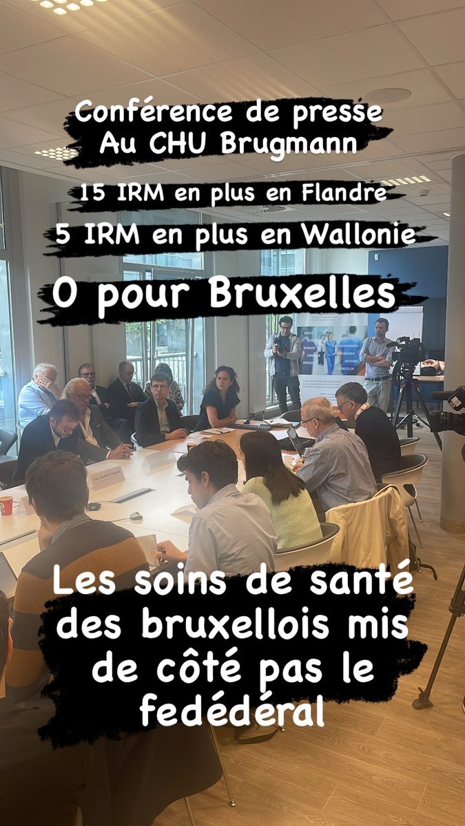 Une gifle de plus pour Bruxelles. 
Il manque des IRM partout en Belgique 🇧🇪 
Pour la Flandre : + 15 IRM 
Pour la Wallonie : + 5 IRM 
Pour Bruxelles : + 0 IRM. 
Que fait la Vivaldi?