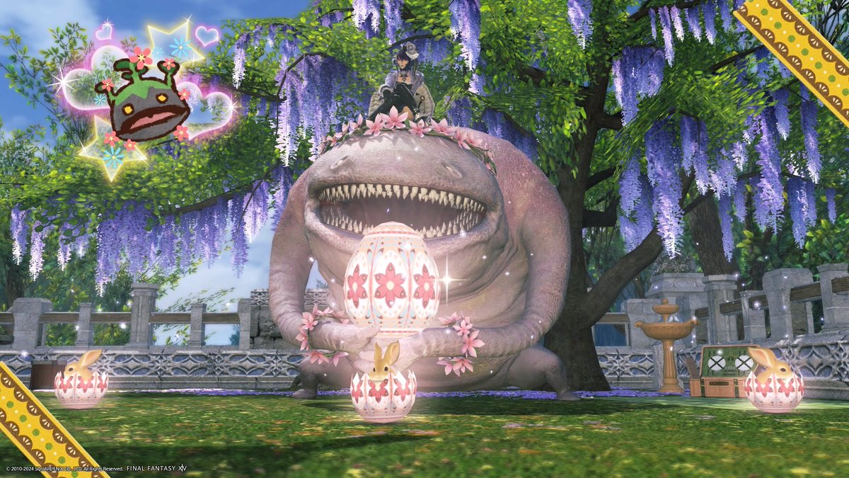 HayashiFumika's tweet photo. 💖 Who's that wonderful girl, could she be any cuter? 🌸💕
#FFXIV #LittleLadiesDay #HatchingTide #Endwalker 🐰👑✨ https://t.co/Da57sVvOah