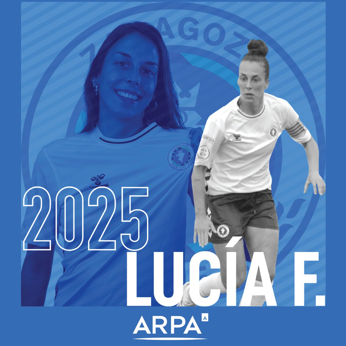 ⚽️ <a href="/Lucia25820/">Lucia Fuertes</a> renueva para la temporada 24 - 25 tras recuperarse de su lesión y regresar al máximo aportando su liderazgo y capacidad defensiva

👉 <a href="/ARPAemc/">ARPA EMC</a> sigue como uno de nuestros principales partners. Empresa líder en instalación de equipos móviles
 zaragozacff.es/lucia-fuertes-…