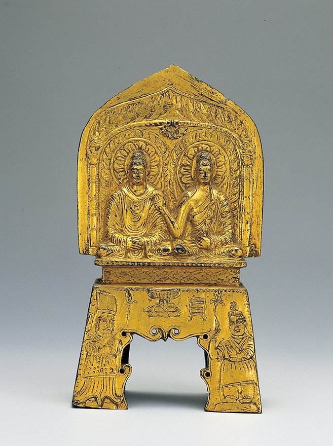 古美術かぞえうた：二】 この「釈迦多宝二仏並坐像」(重文 中国・北魏