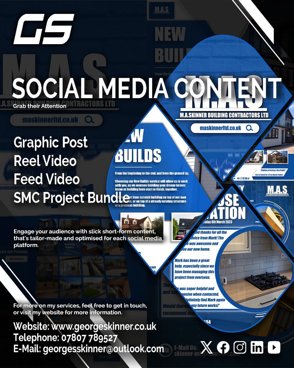 GSkinnerMedia's tweet photo. Engage your audience with slick #shortformcontent, that's tailor-made and optimised for each social media platform.  

Require my #SocialMediaContent services? Contact me today!

For more information, visit my website at https://t.co/UxaMa8A821 

#graphicdesign #reels #post https://t.co/lcmUsf3nMg