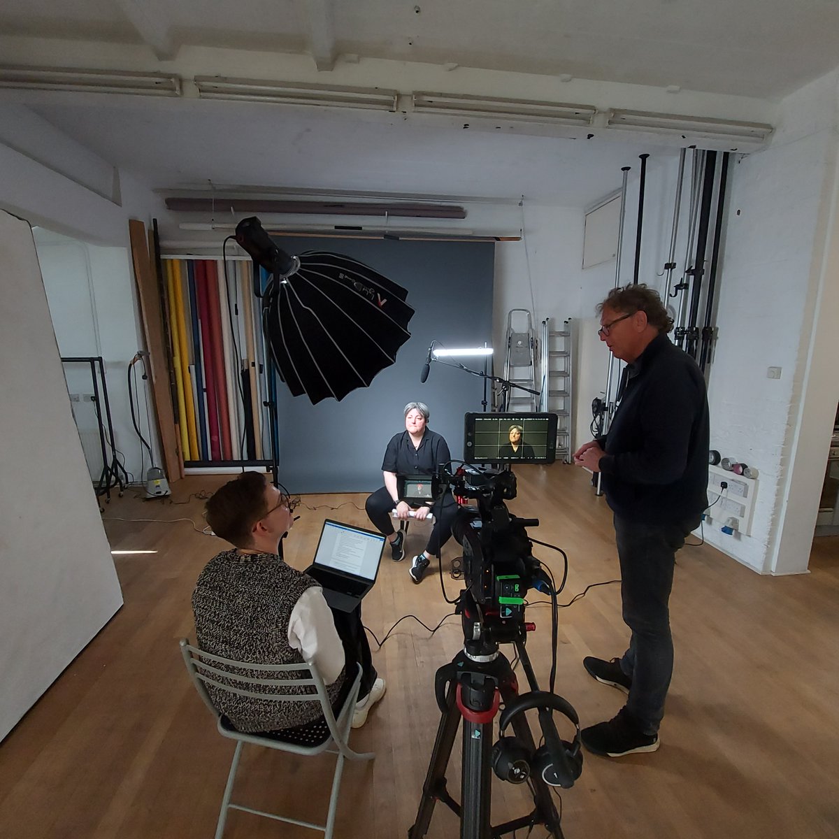 Back in the studio this week with New Wave Pictures for a documentary on the 1922 horror film Nosferatu. Amazing how a century-old film can still entertain (&amp; scare!) audiences to this day &amp; the story behind its making is fascinating.Can't wait for the remake out later this year!