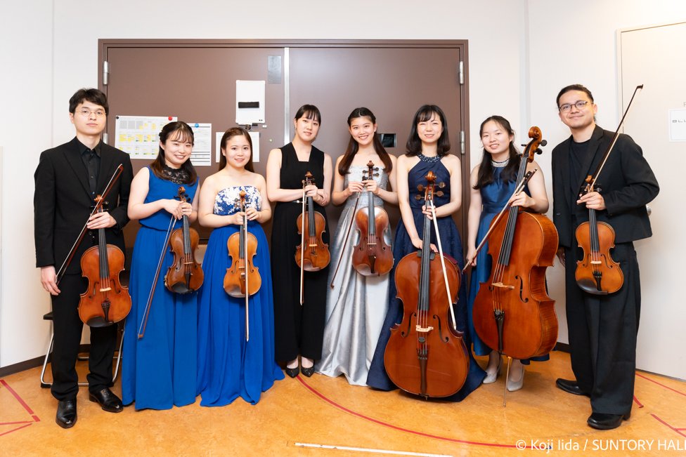 桐朋学園とサントリーホール室内楽アカデミーで学んだ #クァルテット・インテグラ が、同じ出身の #カルテット・プリマヴェーラ と共演🥰
本日、エネスクの八重奏曲をエネルギッシュに演奏しました🎶

インテグラは現在米国留学中、公演前半ではスメタナの「わが生涯より」をお届けしました。#CMG2024