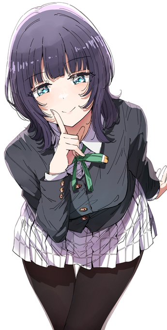 「green ribbon school uniform」 illustration images(Latest)