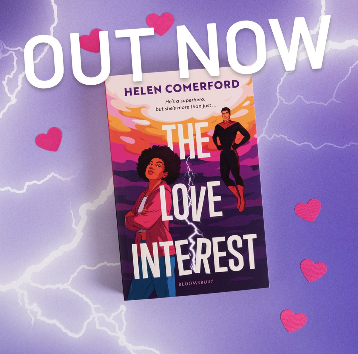 The Love Interest is officially out today 🎉

Fly free Jenna and Blaze, but do come back for the sequel ...

THANK YOU to <a href="/BSUCreativeW/">BSU Creative Writing</a>, <a href="/DHAchildrens/">DHA Children's Books</a>, <a href="/CarlaHutch7/">Carla Hutchinson</a>, <a href="/BloomsburyBooks/">Bloomsbury Books UK</a> &amp; everyone else who helped make #TheLoveInterest a reality 🥂 🥂🥂
helencomerfordauthor.com