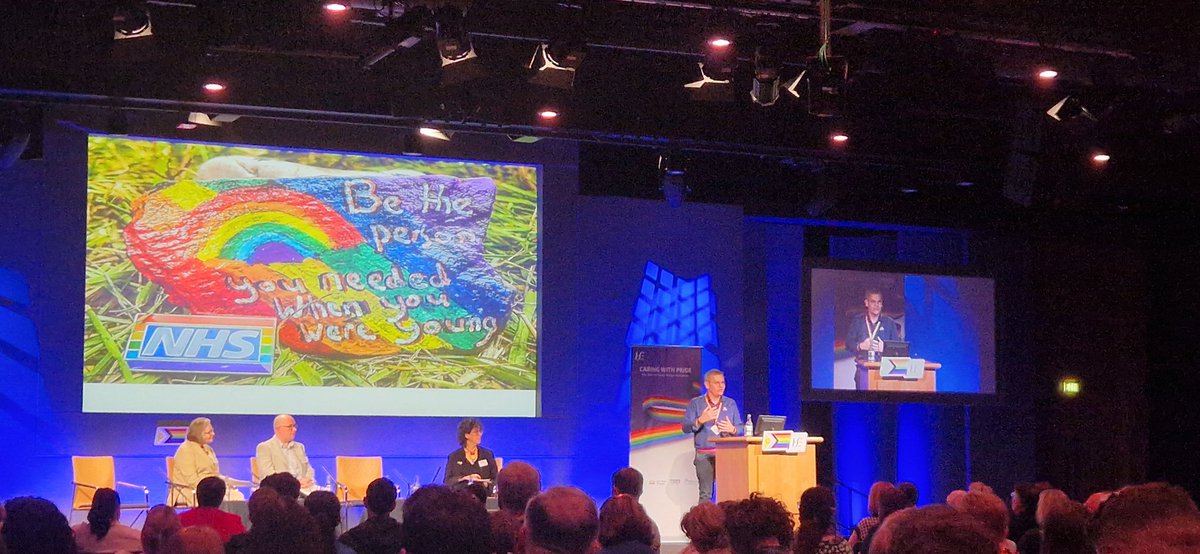 A great finishing quote from Dr. Mike Farquhar, who was speaking about the NHS Rainbow Badge at the Caring with Pride conference in Dublin Castle <a href="/HSECHO7/">HSE Dublin South, Kildare & West Wicklow</a> @HW_DSKWW <a href="/MaryOKellyOT/">Mary O'Kelly</a>  @DMHospitalGroup <a href="/MargaretMcQui10/">Margaret McQuillan</a>