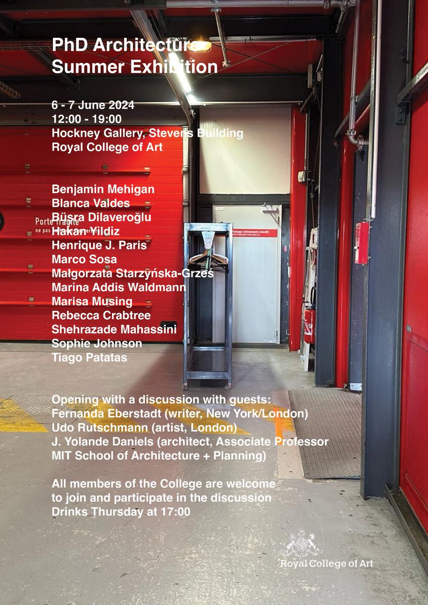 _GoStar_'s tweet image. Exhibition opening today! Come to see our PhD work @RCAarchitecture in Kensington.