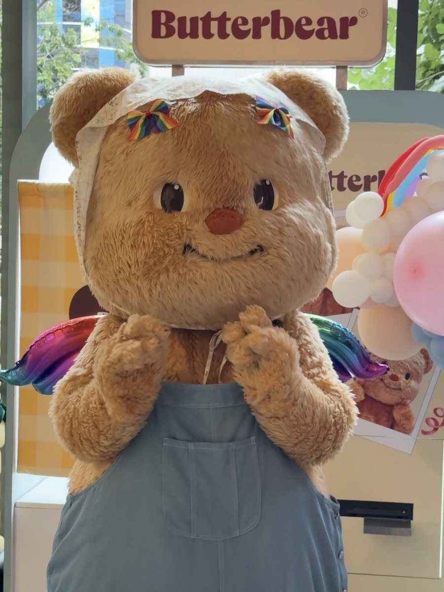 ฝ่ารถติดไปเจอไอดอลสาวในวันนี้ 😌 #ButterBear