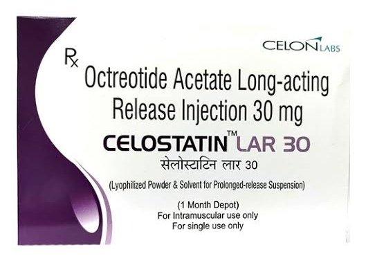 FirstwingsOffl's tweet image. Celostain LAR 30 (Octreotide) injection is used to treat severe diarrhea and other symptoms that occur with certain intestinal tumors (eg, vasoactive intestinal peptide tumors or VIPomas) or metastatic carcinoid tumors

📲+91 74181 21474
✉️ infofirstwings@gmail.com

#Firstwings