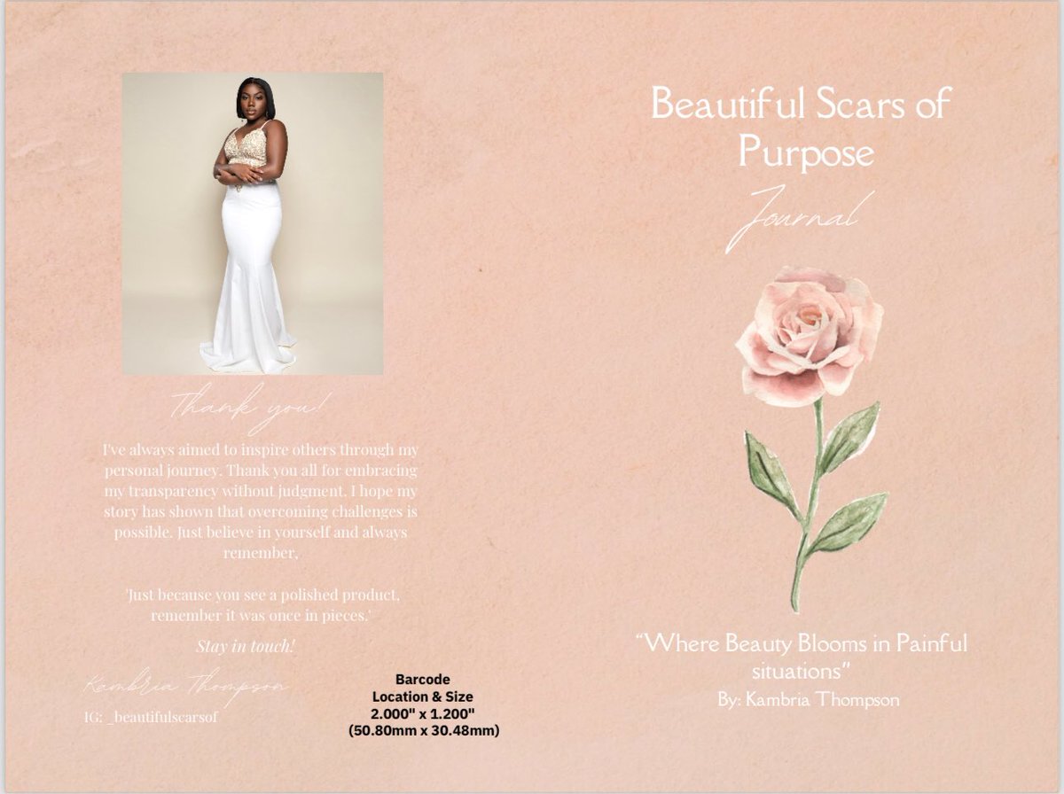ThompsonKambria's tweet photo. This journal is for the person who couldn't speak up for themselves, this journal is for the person who is ready to end it all, this journal is for the person who looks in the mirror and doesn’t see their worth! This journal was for me too🌹🤍

Link: https://t.co/GTWnG0QCZb https://t.co/LSlIAxQXaC