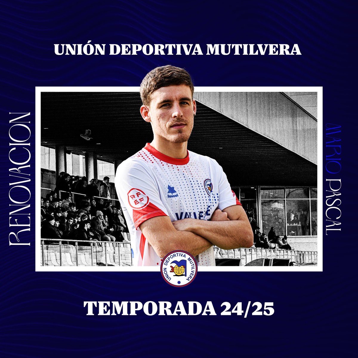 UD_Mutilvera's tweet photo. 🔏Mario Pascal (05.04.2000) renueva con la Mutilvera.

🖇️Mas info. https://t.co/95J9T6aF6y https://t.co/TCTOClA15N