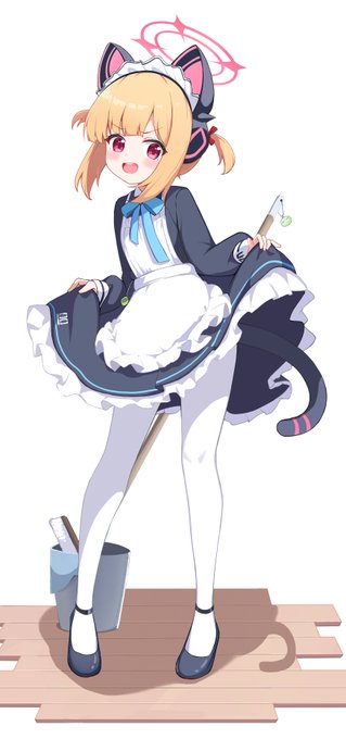 「maid apron maid headdress」 illustration images(Latest)