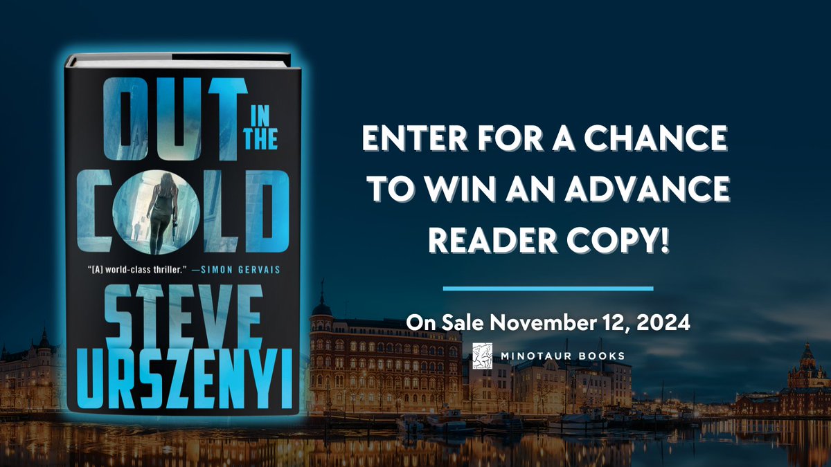 SteveUrszenyi's tweet photo. Hey, readers! @MinotaurBooks and @goodreads are giving away 50 copies of OUT IN THE COLD to some lucky readers in the US & Canada!
The contest is open from Jun 03 - Jun 30, 2024.
Head on over to https://t.co/odnQQU8tp2 and sign up! Good luck!
#booktok #bookstagram #OITC