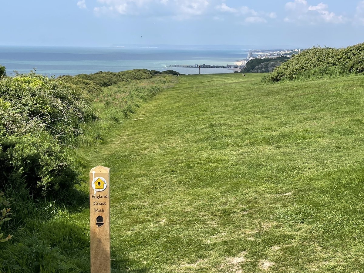 Decided to walk the scenic route to the bakers this morning. #hastings