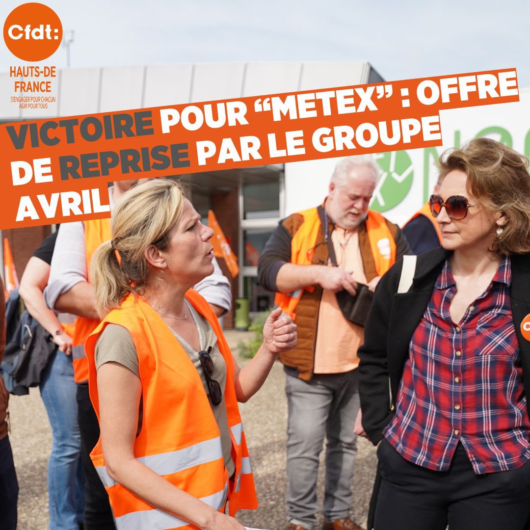 📣Victoire chez Métex

Métex à Amiens, dernier producteur en Europe de lysine par fermentation, voit un avenir rassurant grâce à cette reprise. Une victoire pour les salariés et pour le maintien de compétences stratégiques en Europe.

#Métex #Reprise #CFDT #SoutienAuxSalariés