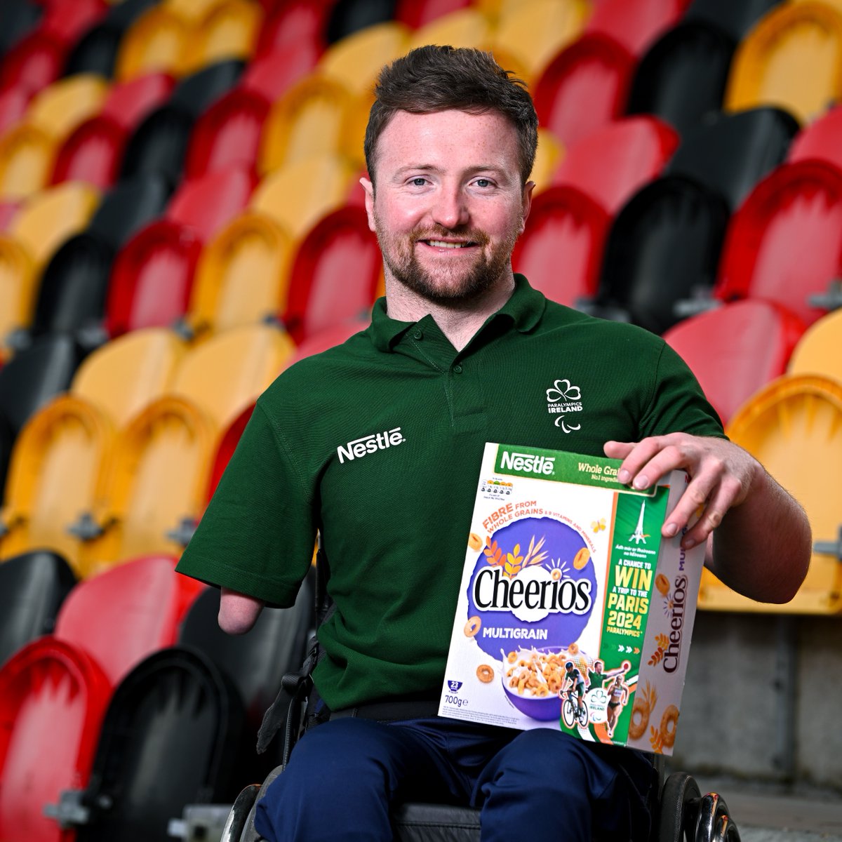 Congratulations to Nestlé Cereals Ireland ambassador and para-table tennis athlete Colin Judge who has been announced as part of the <a href="/ParalympicsIRE/">Paralympics Ireland</a> team for the upcoming games in Paris. 🏓👏 

Let’s all get behind Colin &amp; Team Ireland #BringTheCheer