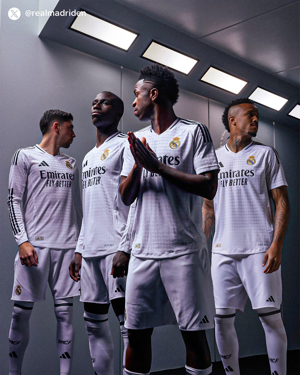 Real Madrid's new home kit for the 2024/25 season ⚪